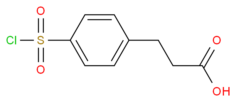 3-[4-(chlorosulfonyl)phenyl]propanoic acid_Molecular_structure_CAS_63545-54-0)