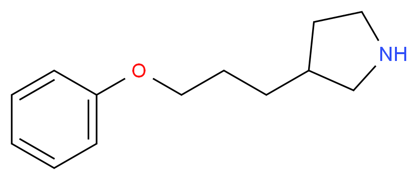 3-(3-Phenoxypropyl)pyrrolidine_Molecular_structure_CAS_)