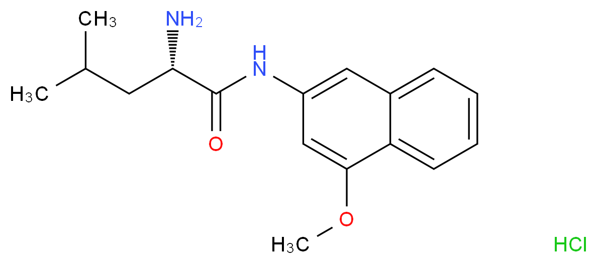 L-Leucine 4-methoxy-β-naphthylamide hydrochloride_Molecular_structure_CAS_4467-68-9)