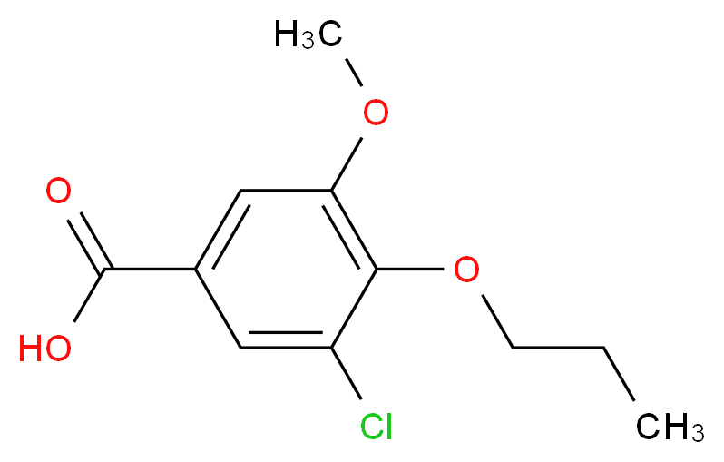 3-chloro-5-methoxy-4-propoxybenzoic acid_Molecular_structure_CAS_)