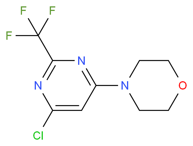 4-(6-Chloro-2-trifluoromethylpyrimidin-4-yl)morpholine_Molecular_structure_CAS_1189444-94-7)