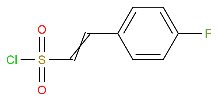 2-(4-fluorophenyl)ethene-1-sulfonyl chloride_Molecular_structure_CAS_)