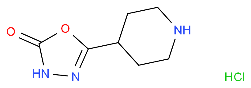 5-(Piperidin-4-yl)-1,3,4-oxadiazol-2(3H)-one hydrochloride_Molecular_structure_CAS_1046079-35-9)