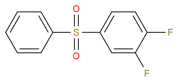 1,2-Difluoro-4-phenylsulfonylbenzene_Molecular_structure_CAS_)
