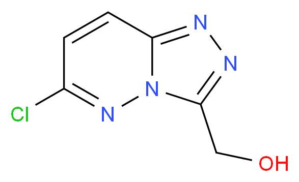{6-chloro-[1,2,4]triazolo[4,3-b]pyridazin-3-yl}methanol_Molecular_structure_CAS_)