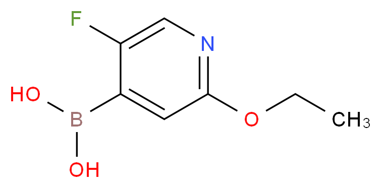 2-ETHOXY-5-FLUOROPYRIDINE-4-BORONIC ACID_Molecular_structure_CAS_)