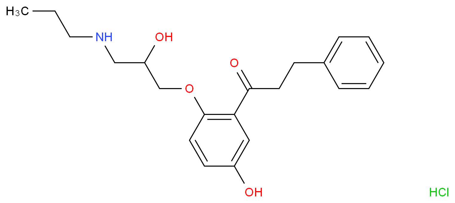 5-Hydroxy Propafenone Hydrochloride_Molecular_structure_CAS_86384-10-3)
