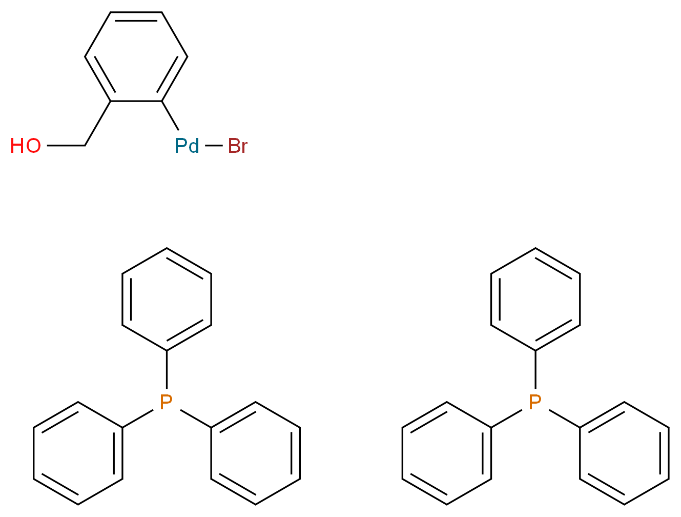 2-[Bis(triphenylphosphine)palladium(II)bromide]benzyl alcohol_Molecular_structure_CAS_849417-41-0)