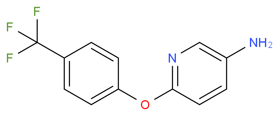 6-[4-(trifluoromethyl)phenoxy]pyridin-3-amine_Molecular_structure_CAS_)