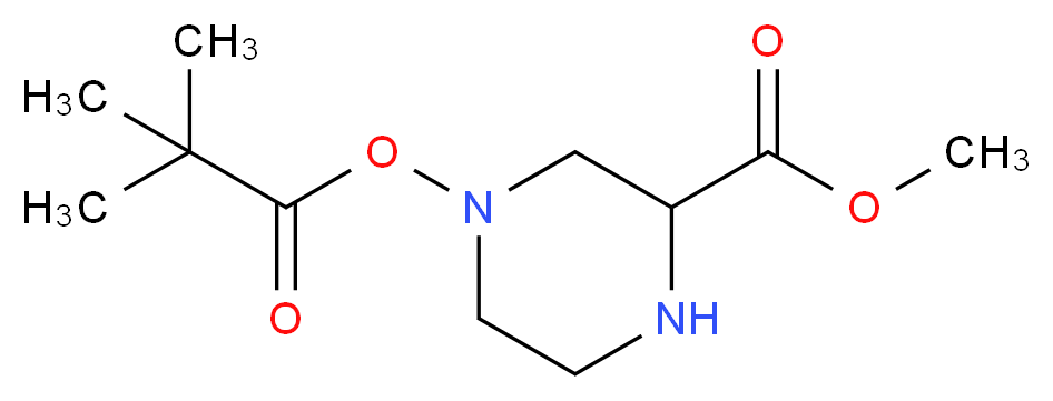 Methyl (±)-4-Boc-piperazine-2-carboxylate_Molecular_structure_CAS_129799-08-2)