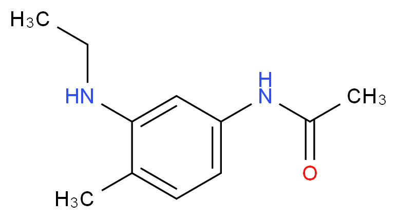 N1-[3-(ethylamino)-4-methylphenyl]acetamide_Molecular_structure_CAS_63134-04-3)
