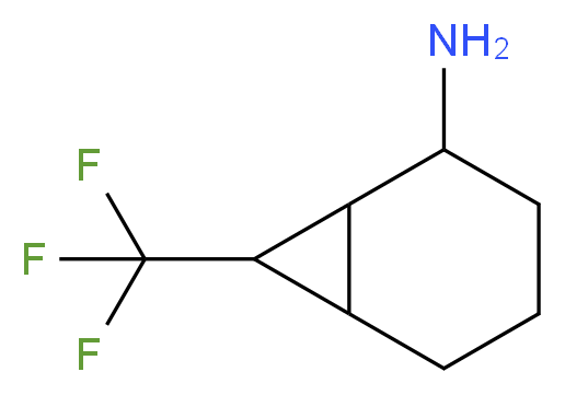 7-(trifluoromethyl)bicyclo[4.1.0]heptan-2-amine_Molecular_structure_CAS_)