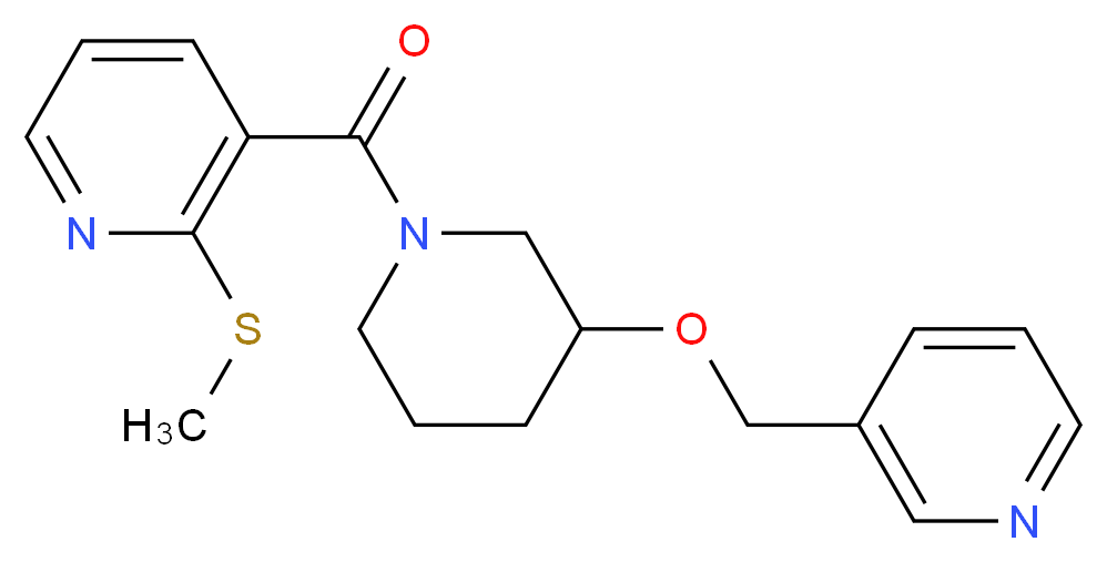 2-(methylthio)-3-{[3-(3-pyridinylmethoxy)-1-piperidinyl]carbonyl}pyridine_Molecular_structure_CAS_)