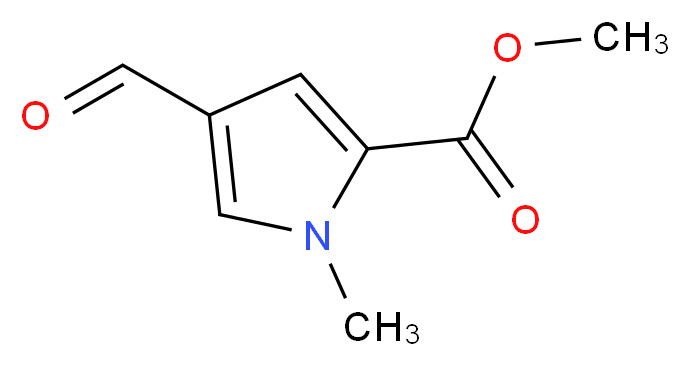 Methyl 4-formyl-1-methyl-1H-pyrrole-2-carboxylate_Molecular_structure_CAS_67858-47-3)