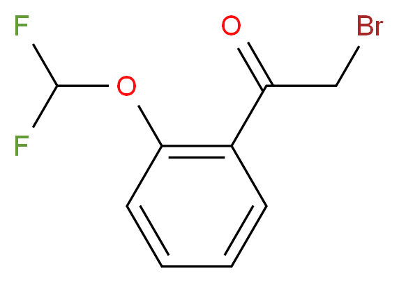 2-(Difluoromethoxy)phenacyl bromide_Molecular_structure_CAS_405921-09-7)