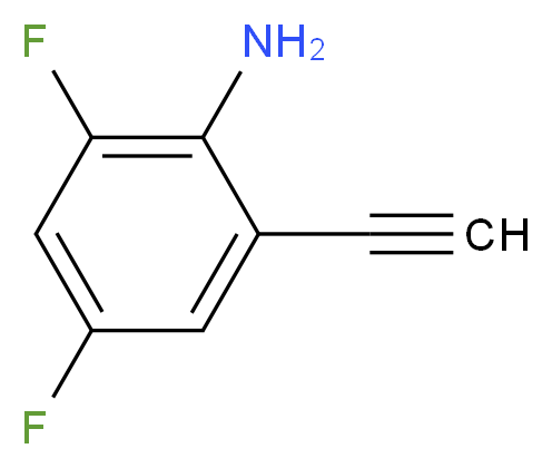 2-Ethynyl-4,6-difluoroaniline_Molecular_structure_CAS_684250-12-2)