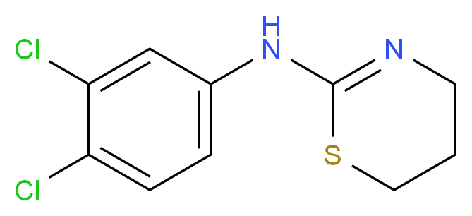 (3,4-Dichloro-phenyl)-(5,6-dihydro-4H-[1,3]thiazin-2-yl)-amine_Molecular_structure_CAS_)