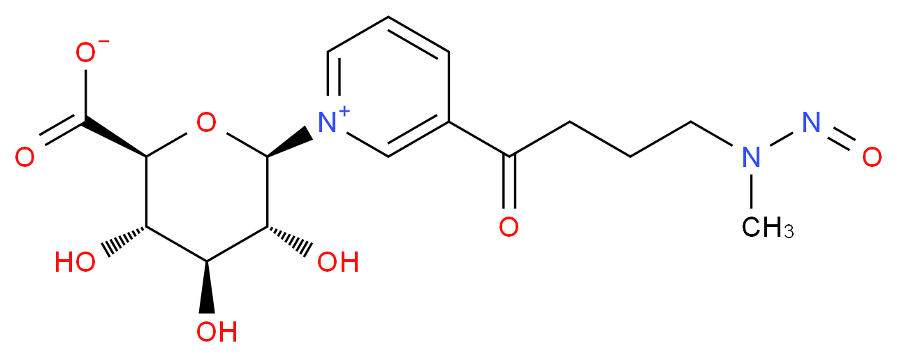 4-(Methylnitrosamino)-1-(3-pyridyl)-1-butanone N-β-D-Glucuronide_Molecular_structure_CAS_350508-26-8)