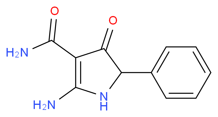 2-amino-4-oxo-5-phenyl-4,5-dihydro-1H-pyrrole-3-carboxamide_Molecular_structure_CAS_)