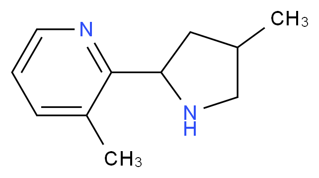 3-methyl-2-(4-methylpyrrolidin-2-yl)pyridine_Molecular_structure_CAS_603089-96-9)