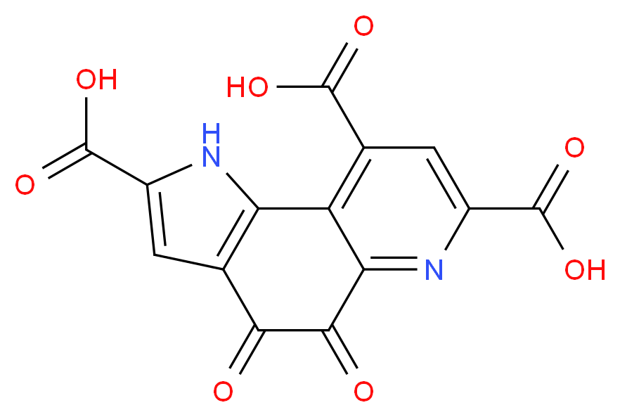 4,5-Dioxo-4,5-dihydro-1H-pyrrolo-[2,3-f]quinoline-2,7,9-tricarboxylic acid_Molecular_structure_CAS_72909-34-3)