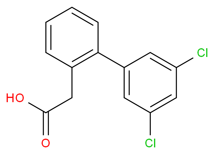 (3',5'-Dichloro-biphenyl-2-yl)-acetic acid_Molecular_structure_CAS_669713-79-5)