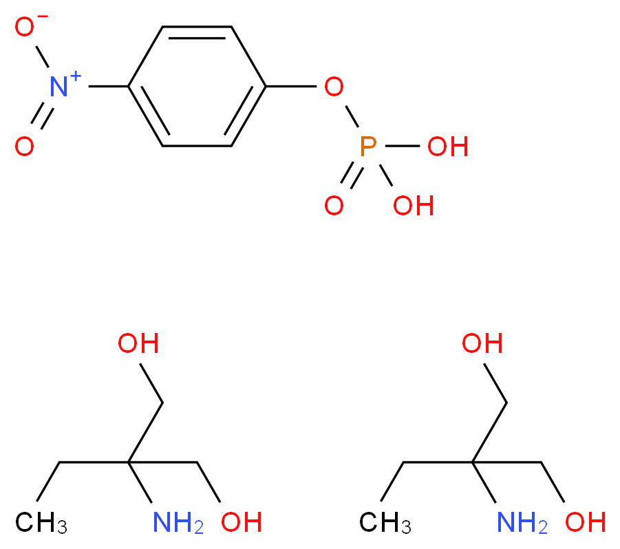 4-Nitrophenyl phosphate di(2-amino-2-ethyl-1,3-propanediol) salt_Molecular_structure_CAS_62796-28-5)