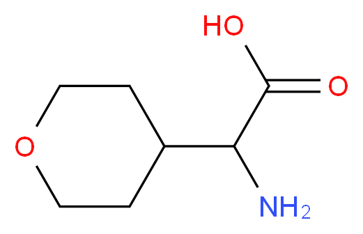 2-amino-2-(tetrahydro-2H-pyran-4-yl)acetic acid_Molecular_structure_CAS_868748-75-8)