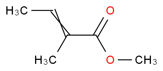 methyl 2-methylbut-2-enoate_Molecular_structure_CAS_)