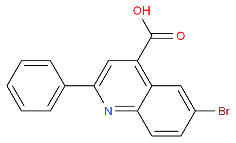 6-Bromo-2-phenyl-quinoline-4-carboxylic acid_Molecular_structure_CAS_33007-99-7)
