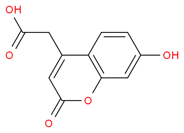 7-Hydroxycoumarinyl-4-acetic acid_Molecular_structure_CAS_6950-82-9)