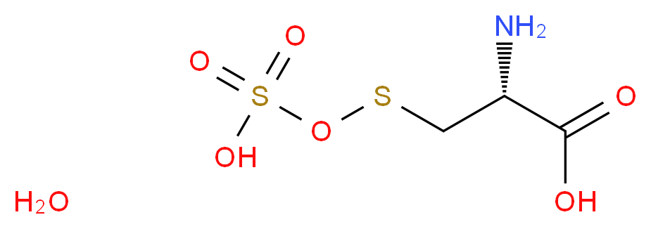 L-Cysteine-S-sulphate, monohydrate_Molecular_structure_CAS_)