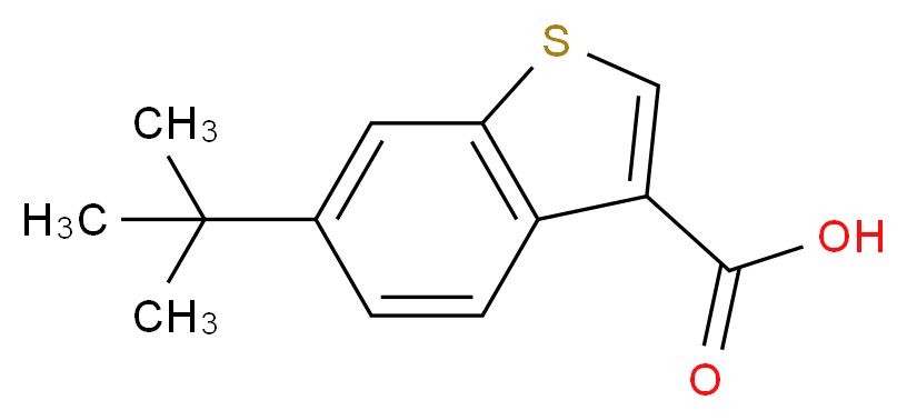 6-tert-Butyl-1-benzothiophene-3-carboxylic acid_Molecular_structure_CAS_)