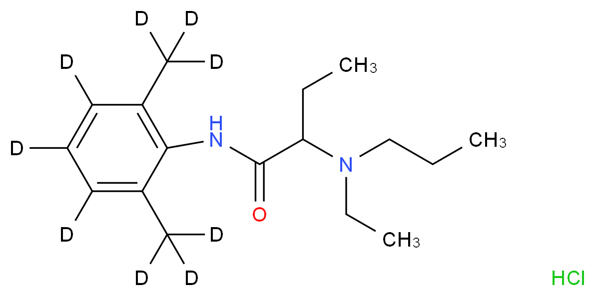 Etidocaine-d9 Hydrochloride_Molecular_structure_CAS_)