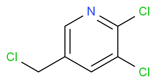 2,3-Dichloro-5-(chloromethyl)pyridine_Molecular_structure_CAS_54127-31-0)