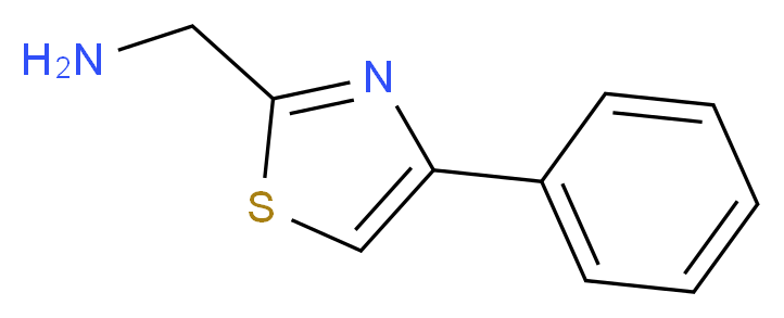 (4-PHENYL-1,3-THIAZOL-2-YL)METHANAMINE_Molecular_structure_CAS_90916-45-3)