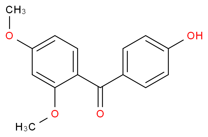 (2,4-Dimethoxyphenyl)(4-hydroxyphenyl)methanone_Molecular_structure_CAS_41351-30-8)