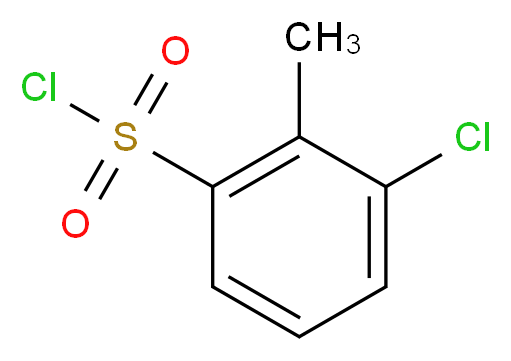 3-chloro-2-methylbenzene-1-sulfonyl chloride_Molecular_structure_CAS_80563-86-6)