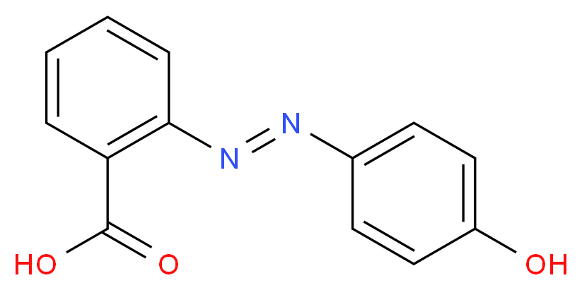 2-(4-Hydroxyphenylazo)benzoic acid_Molecular_structure_CAS_1634-82-8)