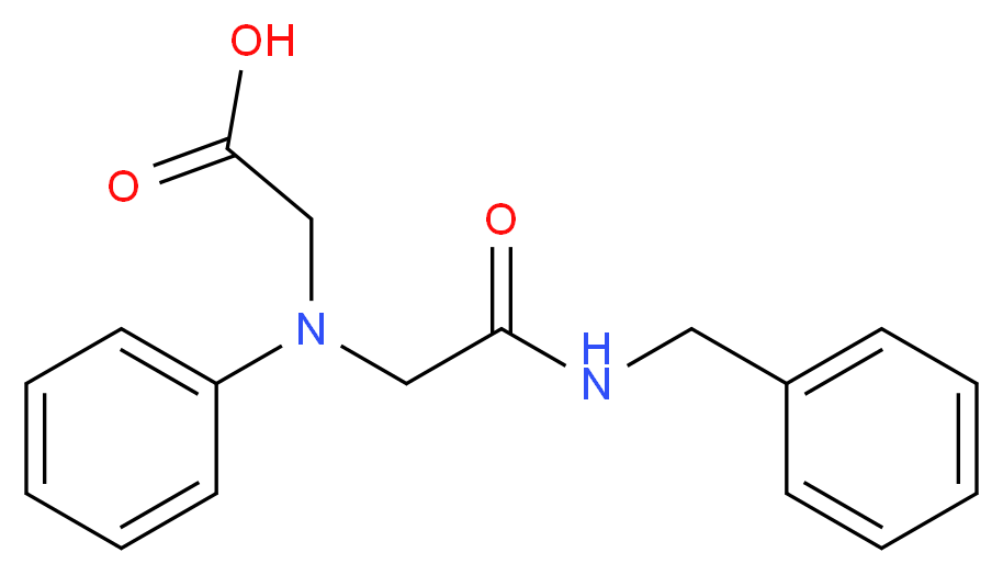 [[2-(Benzylamino)-2-oxoethyl](phenyl)amino]-acetic acid_Molecular_structure_CAS_)