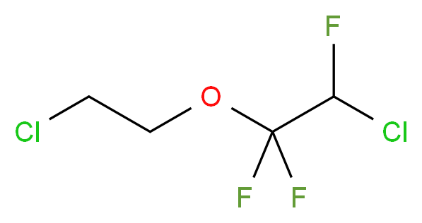 2-Chloro-1-(2-chloroethoxy)-1,1,2-trifluoroethane_Molecular_structure_CAS_)