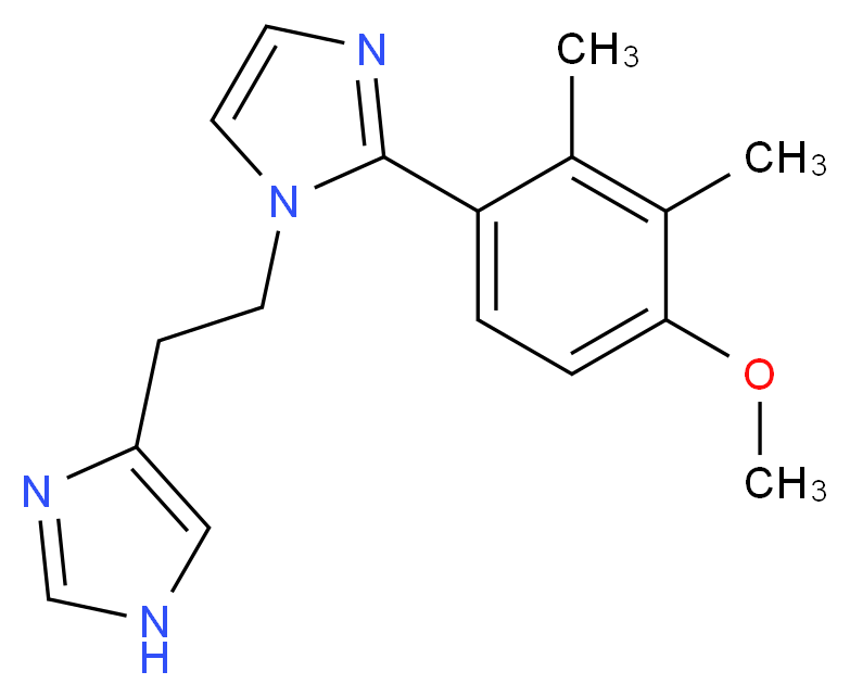 1-[2-(1H-imidazol-4-yl)ethyl]-2-(4-methoxy-2,3-dimethylphenyl)-1H-imidazole_Molecular_structure_CAS_)