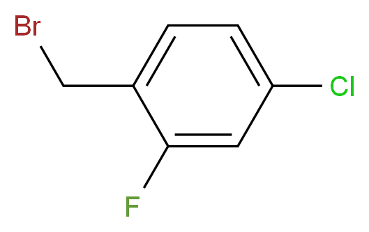 4-Chloro-2-fluorobenzyl bromide_Molecular_structure_CAS_71916-82-0)