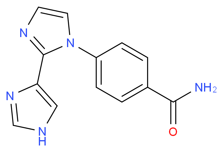 4-(1H,1'H-2,4'-biimidazol-1-yl)benzamide_Molecular_structure_CAS_)