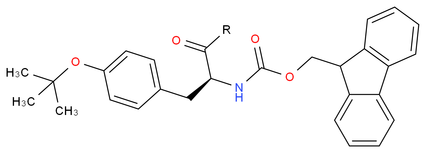 Fmoc-Tyr(tBu)-Wang resin_Molecular_structure_CAS_)