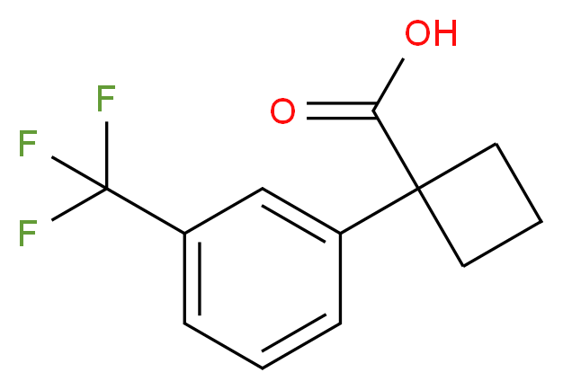 1-[3-(trifluoromethyl)phenyl]cyclobutane-1-carboxylic acid_Molecular_structure_CAS_)