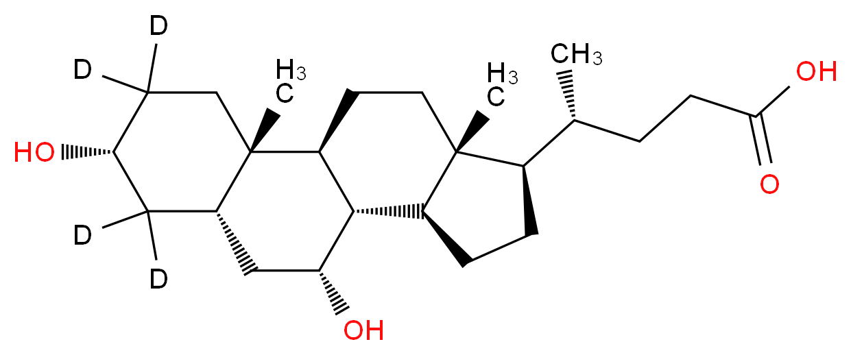 Chenodeoxycholic Acid-d4_Molecular_structure_CAS_99102-69-9)