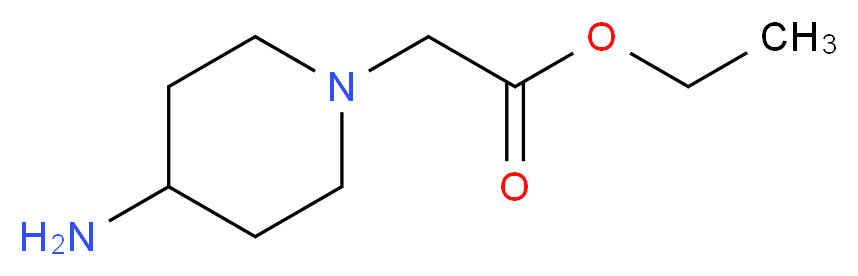 ethyl 2-(4-aminopiperidin-1-yl)acetate_Molecular_structure_CAS_)