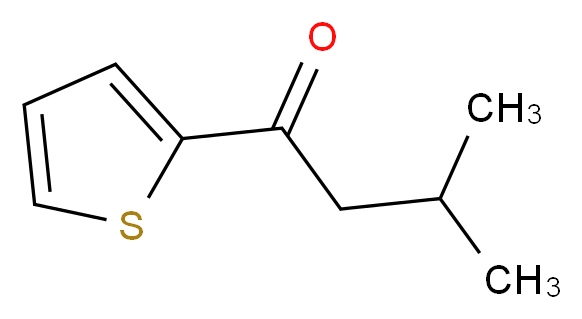 3-methyl-1-(thiophen-2-yl)butan-1-one_Molecular_structure_CAS_)