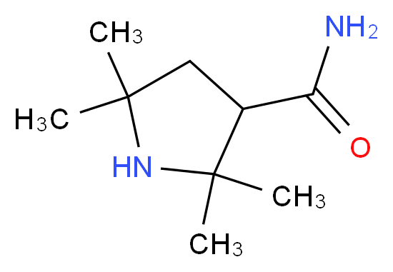 2,2,5,5-Tetramethyl-3-pyrrolidinecarboxamide_Molecular_structure_CAS_702-96-5)